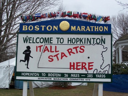 boston marathon route 2011. Of course the Boston marathon